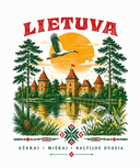 T-shirt PALANGA / LITHUANIA